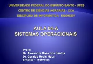 aula 04 a sistemas operacionais