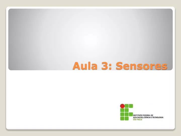 aula 3 sensores