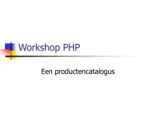 workshop php
