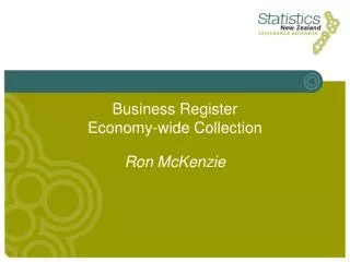 Business Register Economy-wide Collection