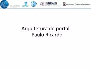 arquitetura do portal