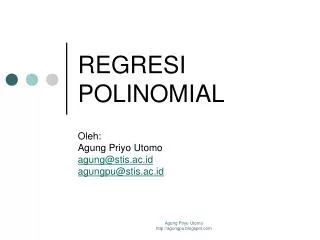 regresi polinomial