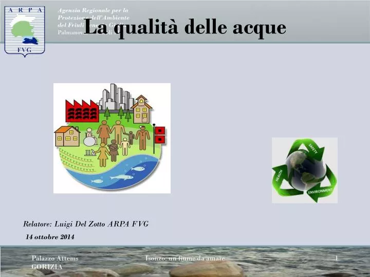 la qualit delle acque