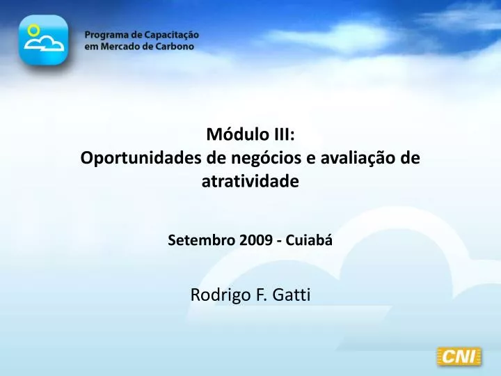 m dulo iii oportunidades de neg cios e avalia o de atratividade