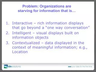location intelligence for the enterprise
