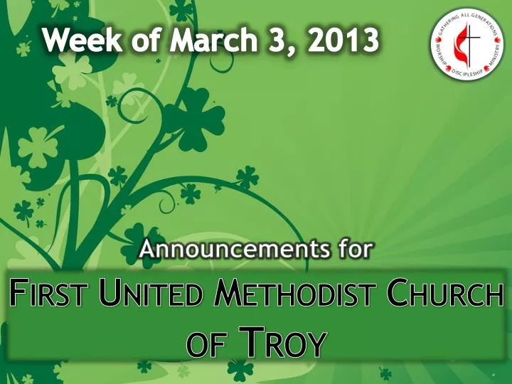 first united methodist church of troy