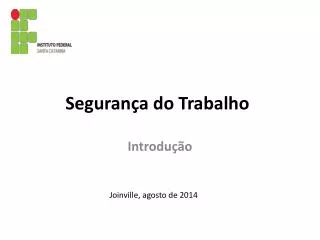 seguran a do trabalho