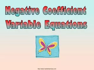 Negative Coefficient