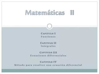 matem ticas ii