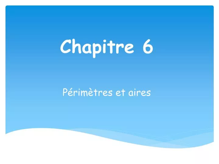 chapitre 6