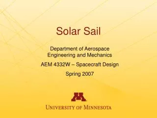 Solar Sail