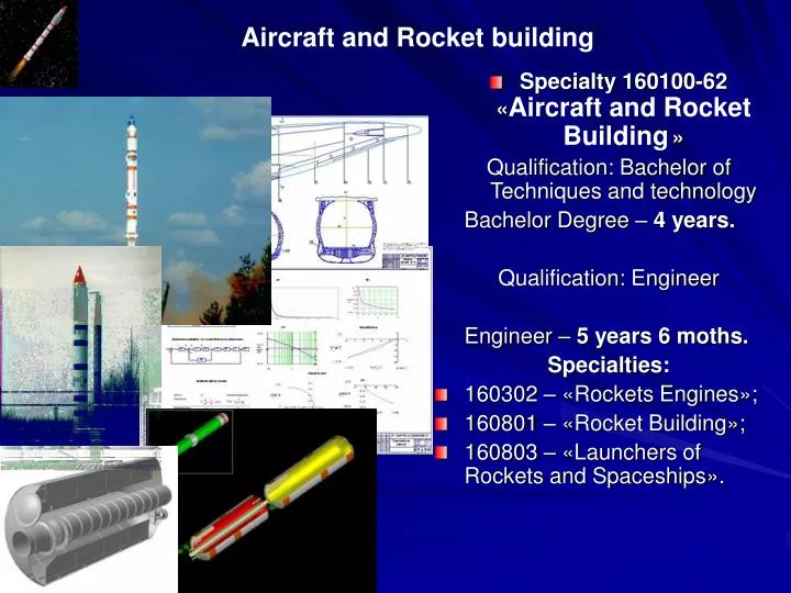aircraft and rocket building