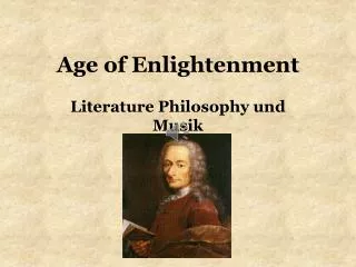 Age of Enlightenment