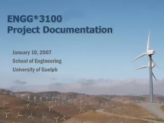 ENGG*3100 Project Documentation