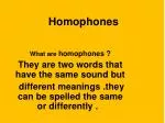 Homophones - slide 1