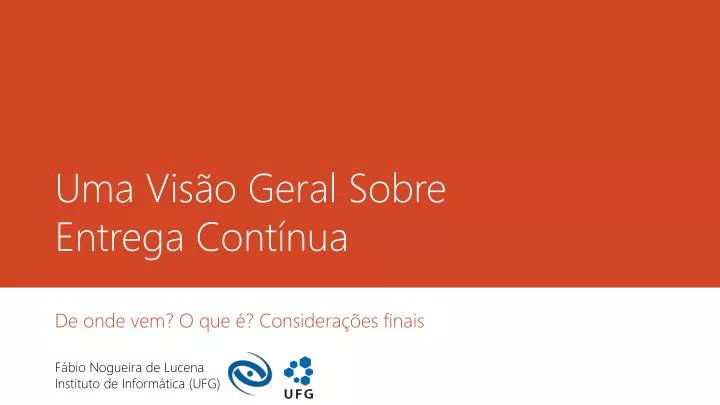 uma vis o geral sobre entrega cont nua