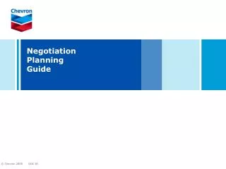 negotiation planning guide