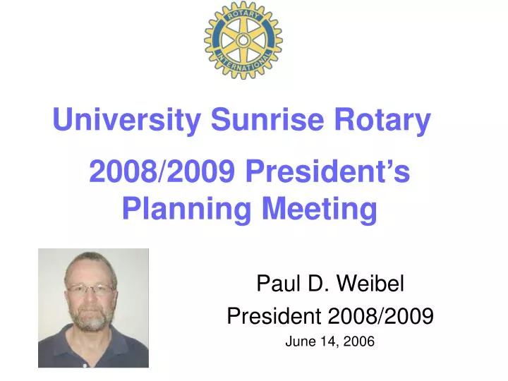 2008 2009 president s planning meeting