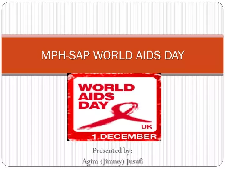 mph sap world aids day