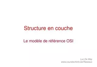 structure en couche