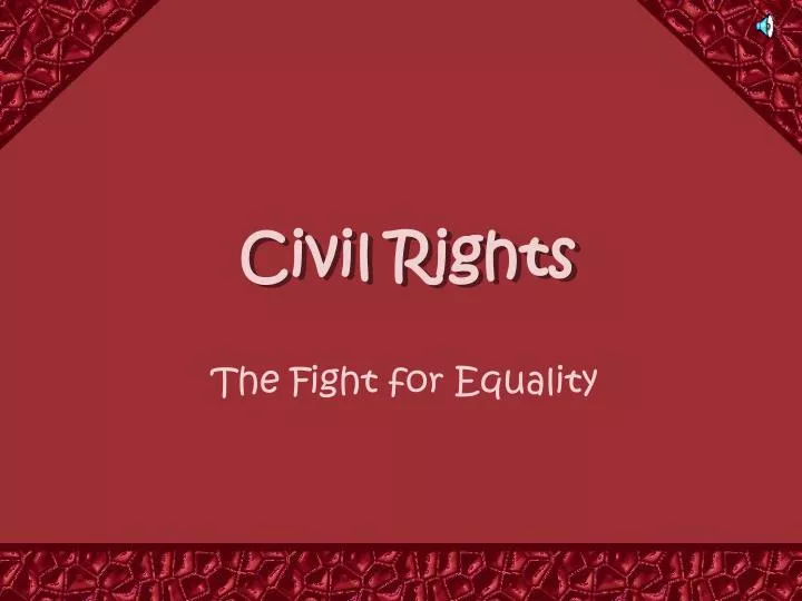 civil rights