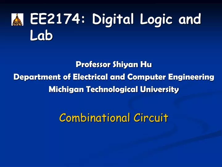 ee2174 digital logic and lab