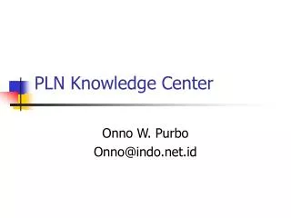 PLN Knowledge Center