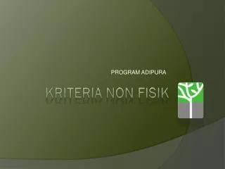 kriteria non fisik