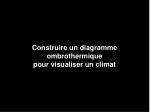 Construire un diagramme ombrothermique pour visualiser un climat - slide 1