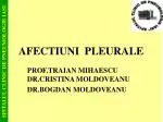 AFECTIUNI PLEURALE - slide 1