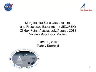 MRR Goal: Authority To Proceed Granted for the MIZOPEX Mission