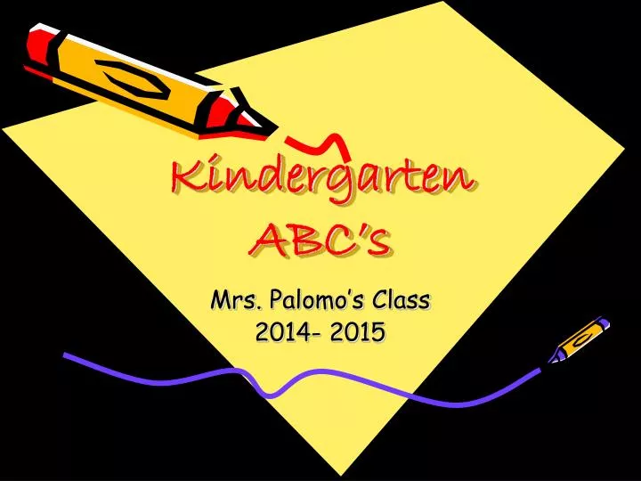 kindergarten abc s
