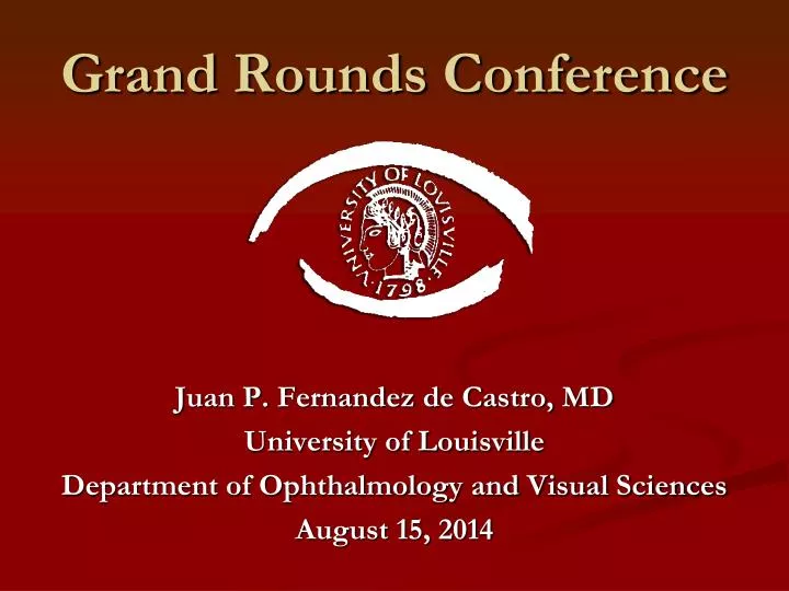 grand rounds conference