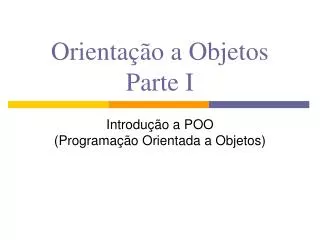 introdu o a poo programa o orientada a objetos