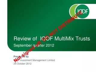 Review of IOOF MultiMix Trusts