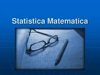 statistica matematica