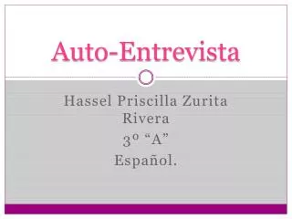 auto entrevista