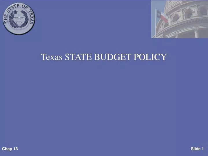 texas state budget policy