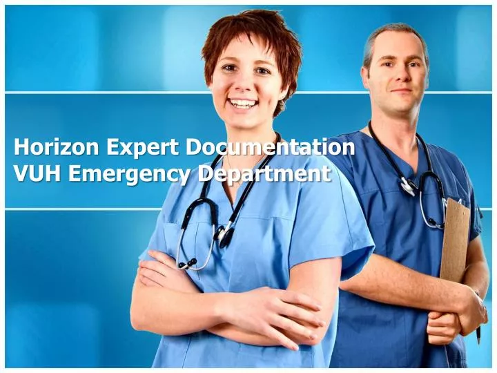 horizon expert documentation vuh emergency department