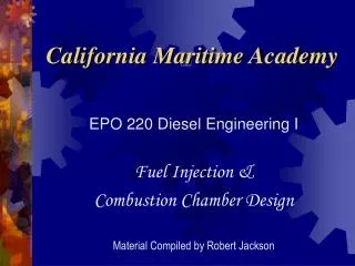 California Maritime Academy