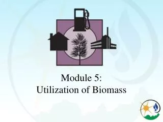 Module 5: Utilization of Biomass