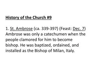 History of the Church _9