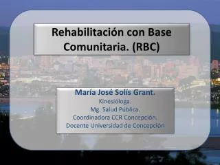 rehabilitaci n con base comunitaria rbc