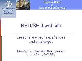 REU/SEU website