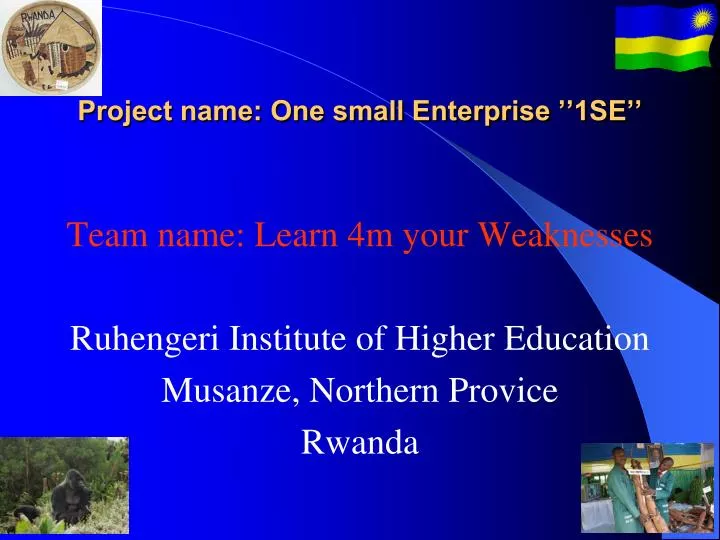 project name one small enterprise 1se