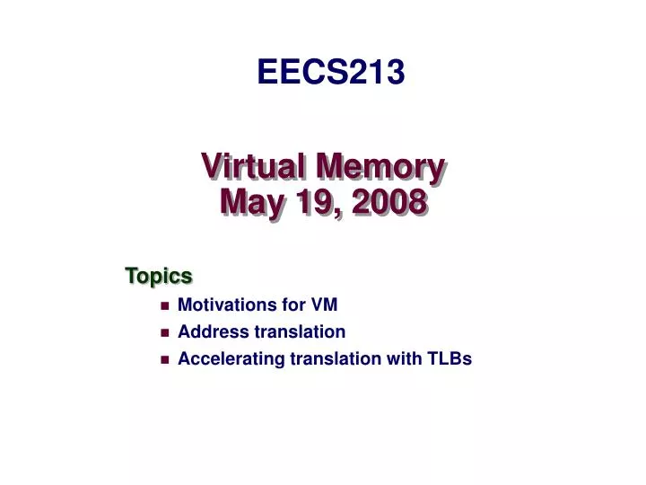 virtual memory may 19 2008