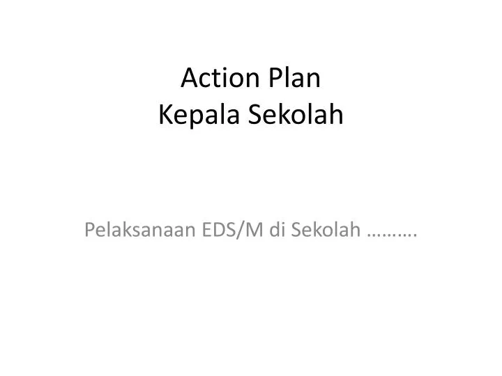 action plan kepala sekolah