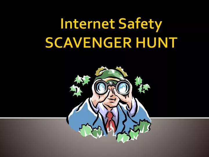 internet safety scavenger hunt