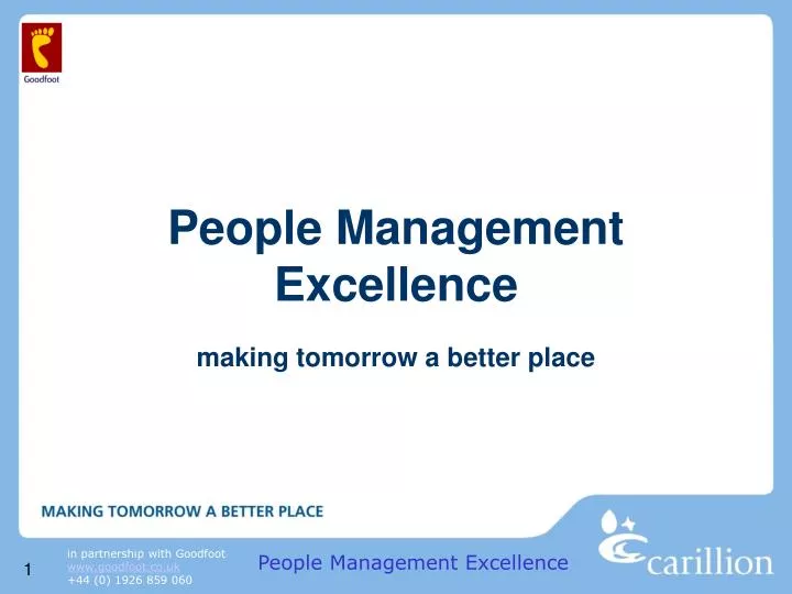 people management excellence
