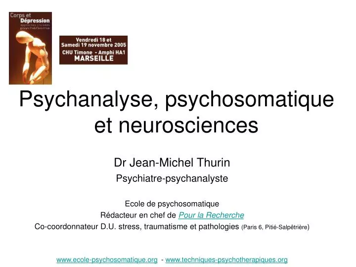 psychanalyse psychosomatique et neurosciences